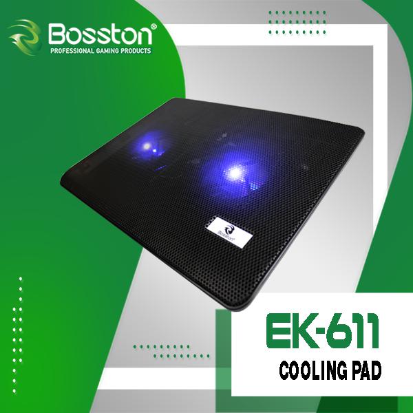 BOSSTON EK-611 NOTEBOOK COOLER-LAPTOP COOLER-Makotek Computers