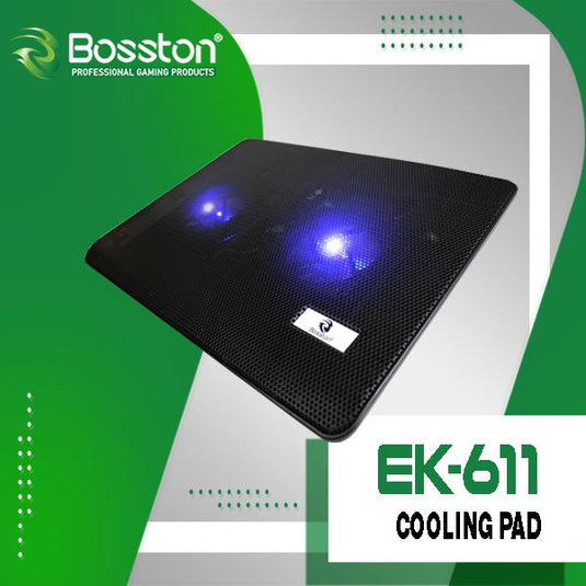 BOSSTON EK-611 NOTEBOOK COOLER-LAPTOP COOLER-Makotek Computers