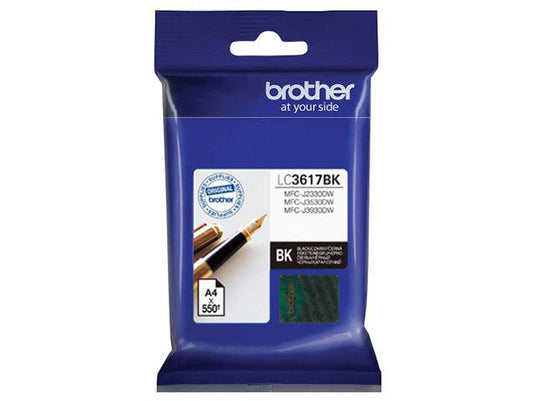 BROTHER LC3617BK BLACK INK-INK-Makotek Computers
