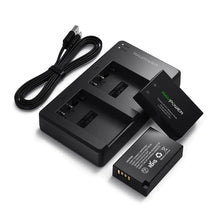 Load image into Gallery viewer, CANON EOS CAMERA RAVPOWER LPE17 LP-E17 LP E17 CAMERA BATTERY CHARGER WITH 2-PACK BATTERIES-BATTERY-Makotek Computers
