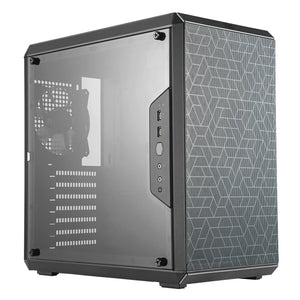 COOLER MASTER MASTERBOX Q500L MIDTOWER with ATX MB SUPPORT, MAGNETIC DUST FILTER, TRANSPARENT ACRYLIC SIDE PANEL, FULLY VENTILATED FOR AIRFLOW PC CASE-PC CASE-Makotek Computers