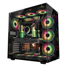 Load image into Gallery viewer, COOLMAN ROBIN 2 BLACK GAMING CASE-PC CASE-Makotek Computers
