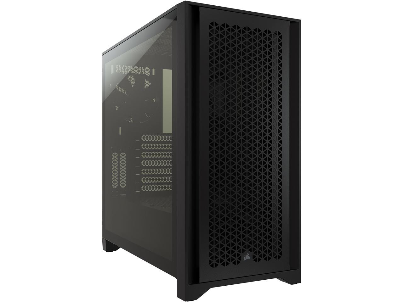 CORSAIR CS-CC-9011200-WW 4000D AIRFLOW TEMPERED GLASS MID TOWER BLACK PC CASE-PC CASE-Makotek Computers