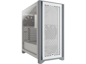 CORSAIR CS-CC-9011201-WW 4000D AIRFLOW TEMPERED GLASS MID TOWER WHITE PC CASE-PC CASE-Makotek Computers