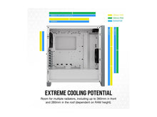 Load image into Gallery viewer, CORSAIR CS-CC-9011201-WW 4000D AIRFLOW TEMPERED GLASS MID TOWER WHITE PC CASE-PC CASE-Makotek Computers
