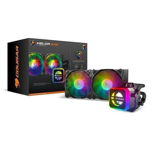 COUGAR HELOR 240 RGB LIQUID COOLER-LIQUID COOLER-Makotek Computers