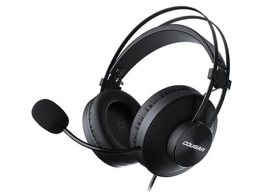 COUGAR IMMERSA ESSENTIAL GAMING HEADSET W/ MIC & NOISE CANCELLATION 3.5MM-Headset-Makotek Computers