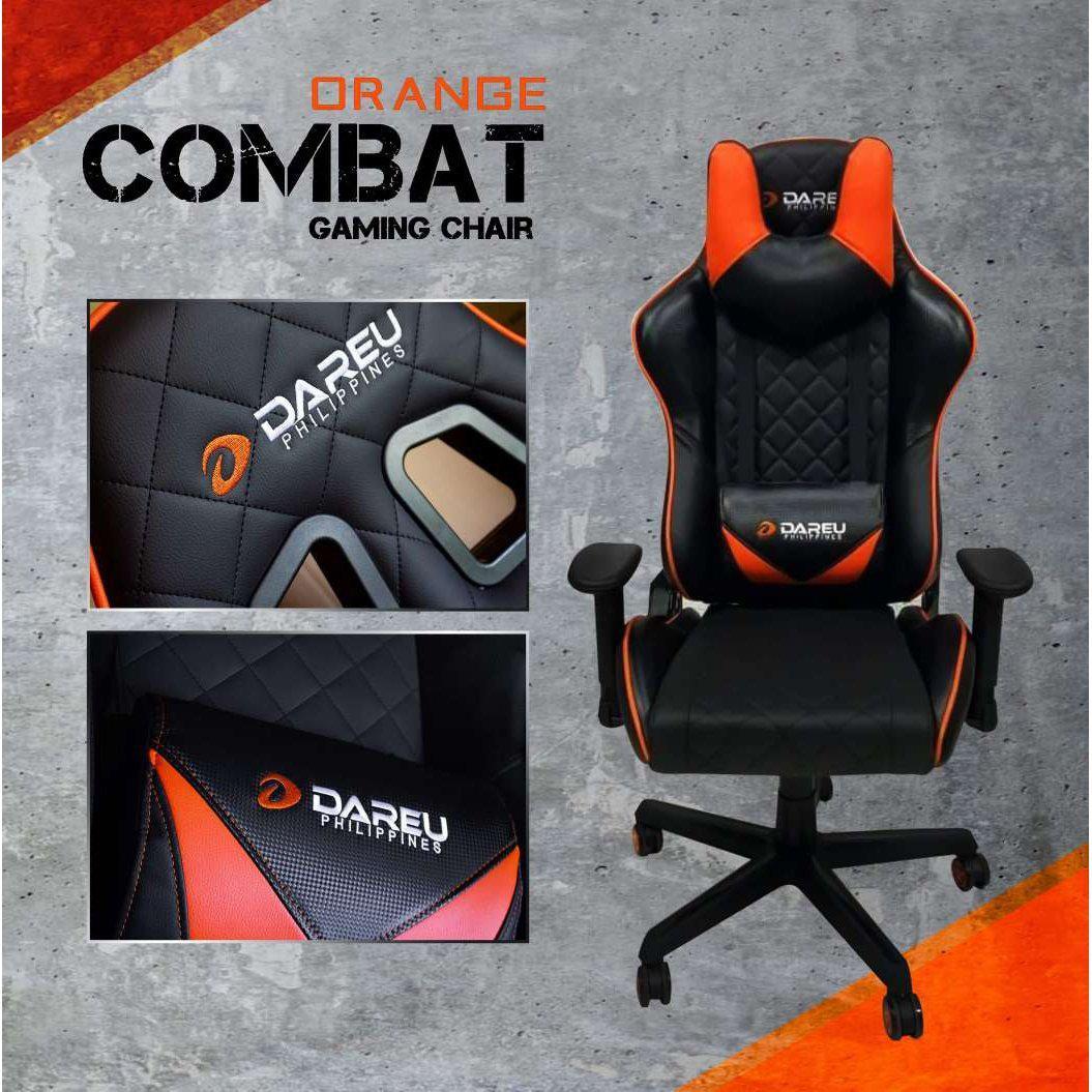 DAREU COMBAT GAMING CHAIR V.2-CHAIR-Makotek Computers