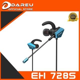 DAREU EH 728S PRO SILVER EARPHONES-Headset-Makotek Computers