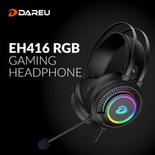 Load image into Gallery viewer, DAREU EH416 BLACK HEADSET-Headset-Makotek Computers
