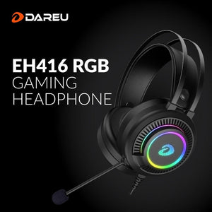 DAREU EH416 BLACK HEADSET-Headset-Makotek Computers
