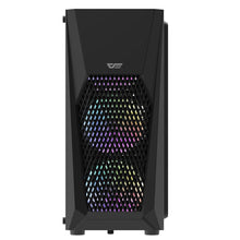 Load image into Gallery viewer, DARKFLASH DK150 BLACK WITH 3PCS RAINBOW FAN PC CASE-PC CASE-Makotek Computers
