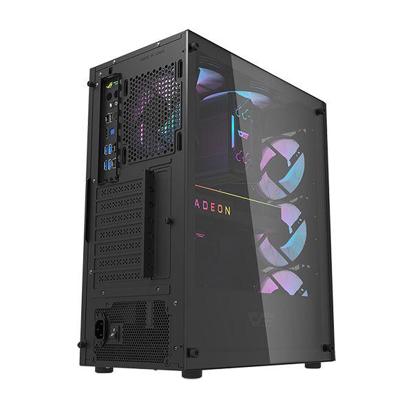 DARKFLASH DK352 MESH BLACK WITH 4PCS ARGB FANS ATX PC CASE-PC CASE-Makotek Computers