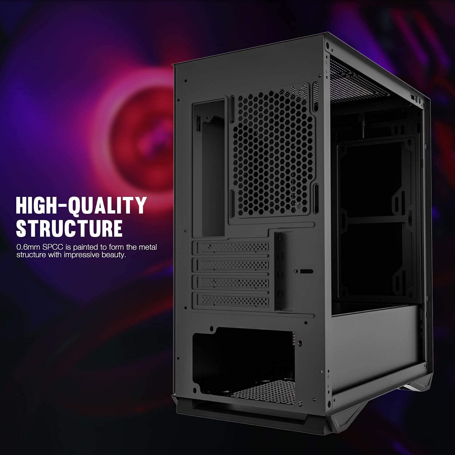 DARKFLASH DLM 22 BLACK GAMING PC CASE-PC CASE-Makotek Computers