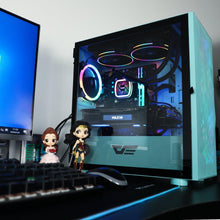 Load image into Gallery viewer, DARKFLASH DLM21 M-ATX GAMING NEO MINT PC CASE-PC CASE-Makotek Computers
