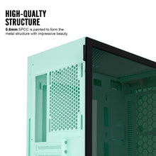 Load image into Gallery viewer, DARKFLASH DLM21 M-ATX GAMING NEO MINT PC CASE-PC CASE-Makotek Computers
