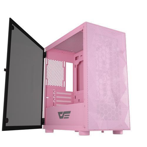 DARKFLASH DLM21 M-ATX GAMING PINK PC CASE-PC CASE-Makotek Computers