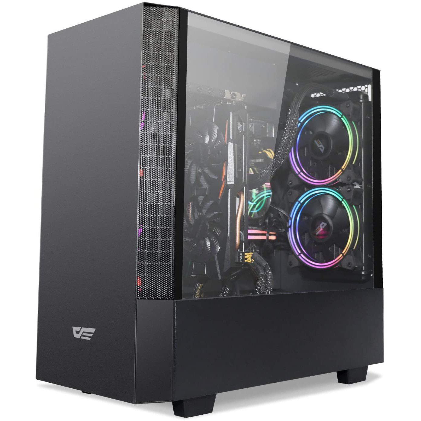 DARKFLASH DLV22 BLACK GAMING CASE-PC CASE-Makotek Computers