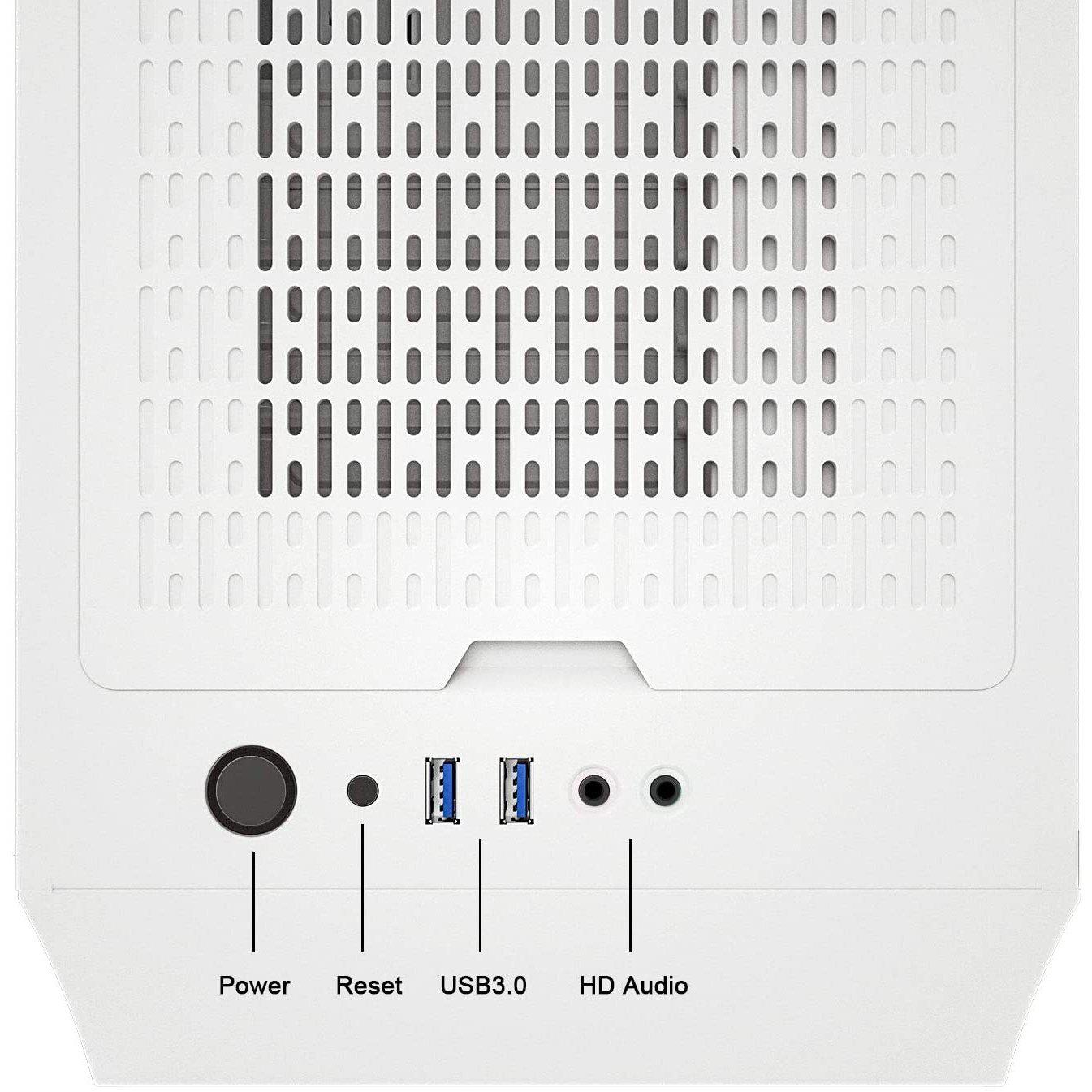 DARKFLASH DLV22 WHITE GAMING PC CASE-PC CASE-Makotek Computers