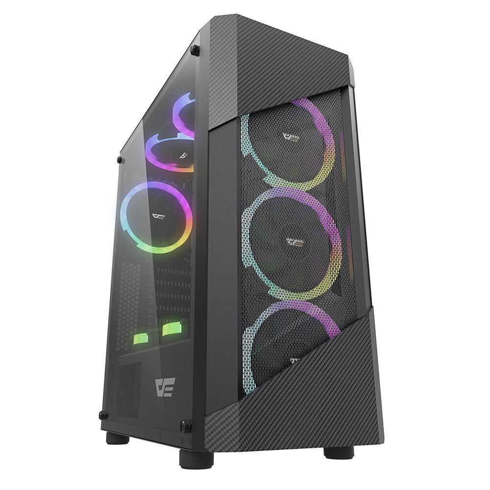 DARKFLASH POLLUX BLACK GAMING CASE-PC CASE-Makotek Computers