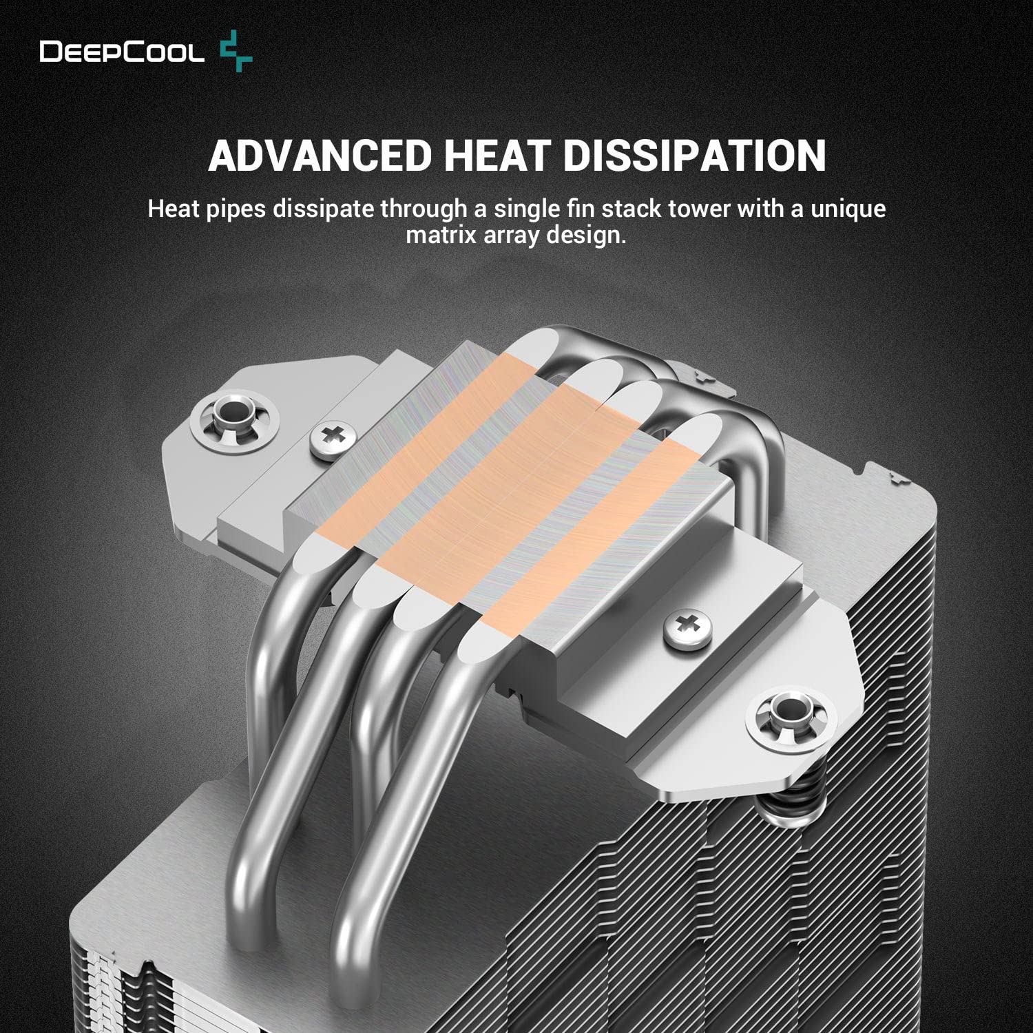 DEEPCOOL AK400 CPU AIR COOLER-CPU COOLER-Makotek Computers