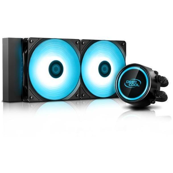 DEEPCOOL GAMMAXX L240 V2 ANTI-LEAK TECH INSIDE RGB FANS-LIQUID COOLER-Makotek Computers