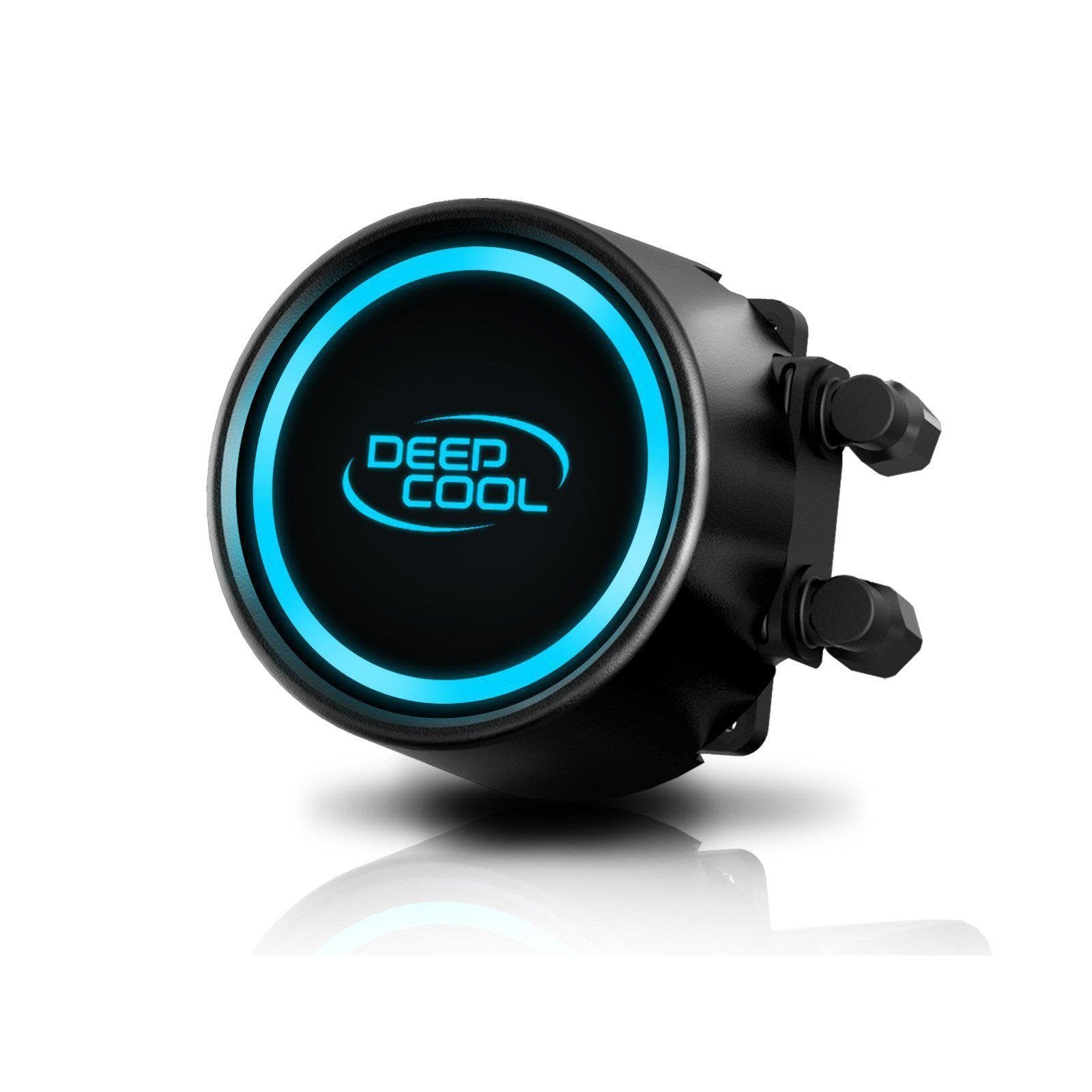 DEEPCOOL GAMMAXX L240T BLUE LIQUID COOLER-LIQUID COOLER-Makotek Computers