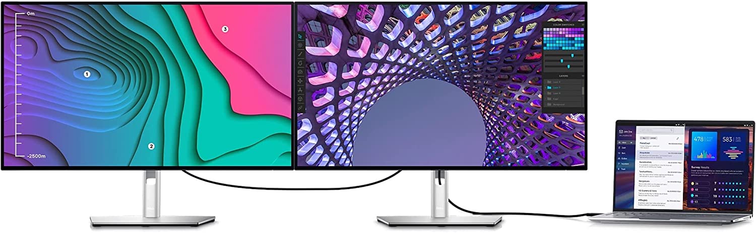 DELL U2723QE ULTRASHARP 27 4K USB-C HUB MONITOR-MONITOR-Makotek Computers