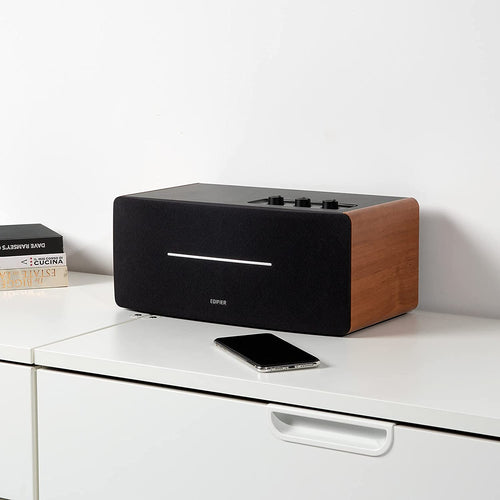 EDIFIER D12 BROWN SPEAKER-SPEAKERS-Makotek Computers