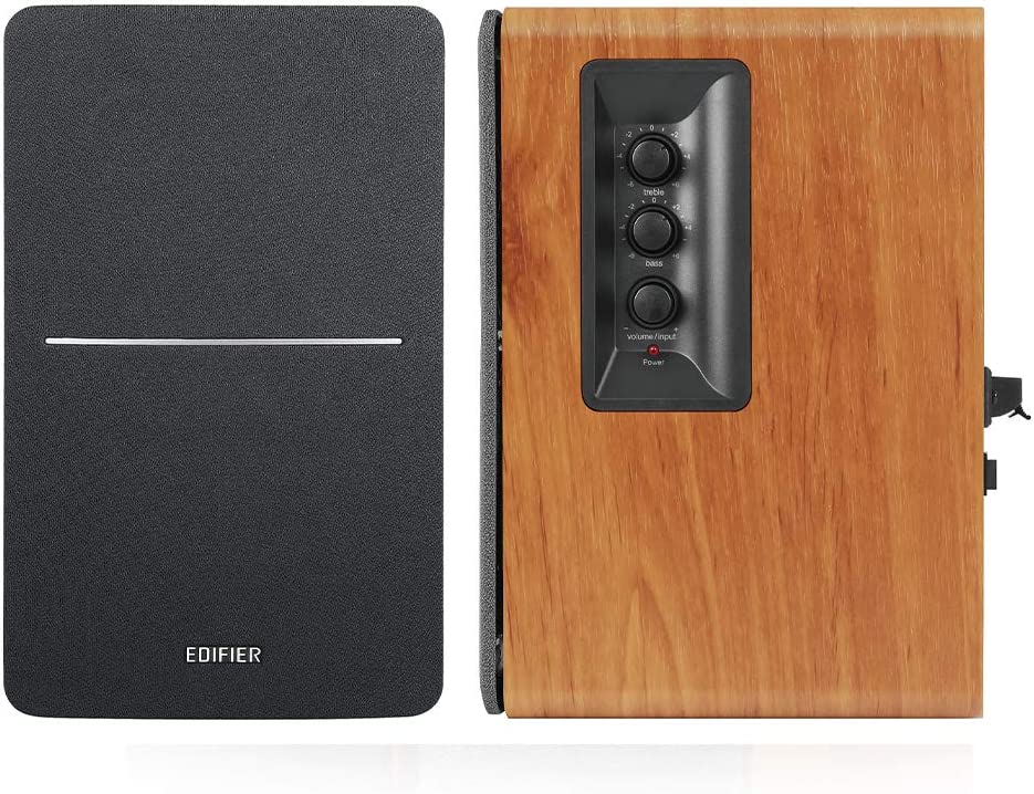 EDIFIER R1280DBS ACTIVE BLUETOOTH BOOKSHELF (WOOD COLOR) SPEAKER-SPEAKERS-Makotek Computers