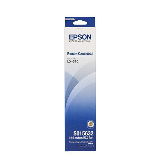 EPSON S015632 (LX 310) BLACK RIBBON CARTRIDGE-CARTRIDGE-Makotek Computers