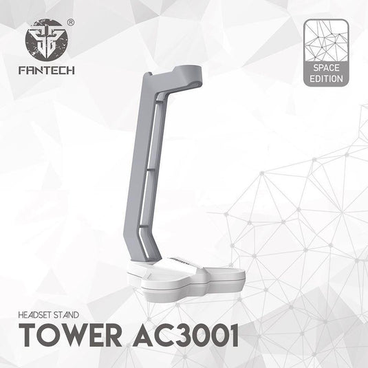 FANTECH AC3001 WHITE HEADSET STAND-HEADSET STAND-Makotek Computers