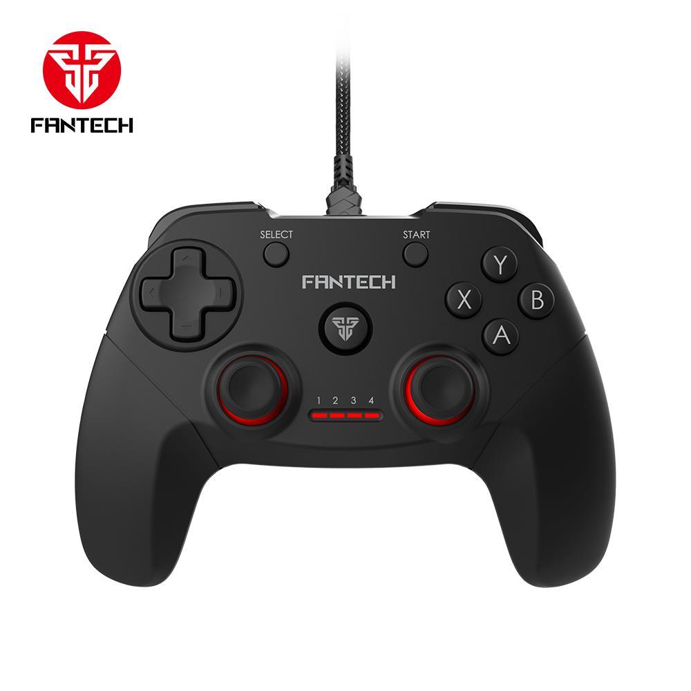 FANTECH GP12 REVOLVER BLACK GAMEPAD-Gamepad-Makotek Computers