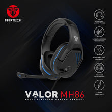Load image into Gallery viewer, FANTECH MH86 NOISE CANCELLING BLACK VALOR (3.5MM/USB) HEADSET-HEADSET-Makotek Computers
