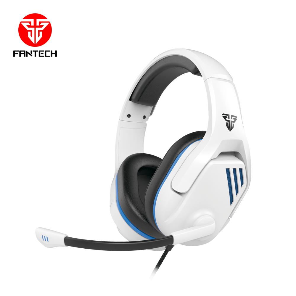 FANTECH MH86 NOISE CANCELLING WHITE VALOR (3.5MM/USB) HEADSET-HEADSET-Makotek Computers