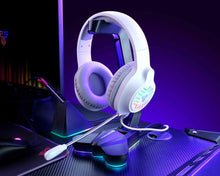 Load image into Gallery viewer, FANTECH MH87 WHITE BLITZ RGB HEADSET-HEADSET-Makotek Computers
