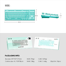 Load image into Gallery viewer, FANTECH MK856 MAXFIT MINT 87 KEYS TKL RGB KEYBOARD-KEYBOARD-Makotek Computers
