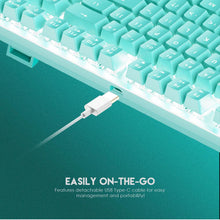 Load image into Gallery viewer, FANTECH MK856 MAXFIT MINT 87 KEYS TKL RGB KEYBOARD-KEYBOARD-Makotek Computers
