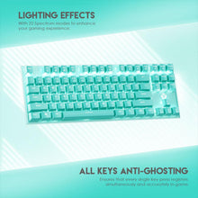 Load image into Gallery viewer, FANTECH MK856 MAXFIT MINT 87 KEYS TKL RGB KEYBOARD-KEYBOARD-Makotek Computers
