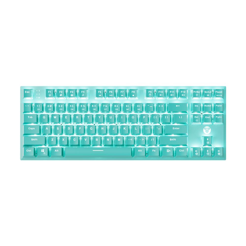 FANTECH MK856 MAXFIT MINT 87 KEYS TKL RGB KEYBOARD-KEYBOARD-Makotek Computers