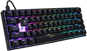 FANTECH MK857 MAXFIT61 61KEYS RGB (60% FORM FACTOR) KEYBOARD-KEYBOARD-Makotek Computers