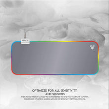 Load image into Gallery viewer, FANTECH MPR800 FIREFLY WHITE RGB MOUSEPAD-MOUSEPAD-Makotek Computers

