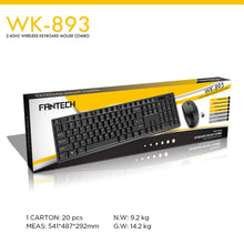 Load image into Gallery viewer, FANTECH WK893 2 IN 1 SET WIRELESS KEYBOARD AND MOUSE-KEYBOARD-Makotek Computers
