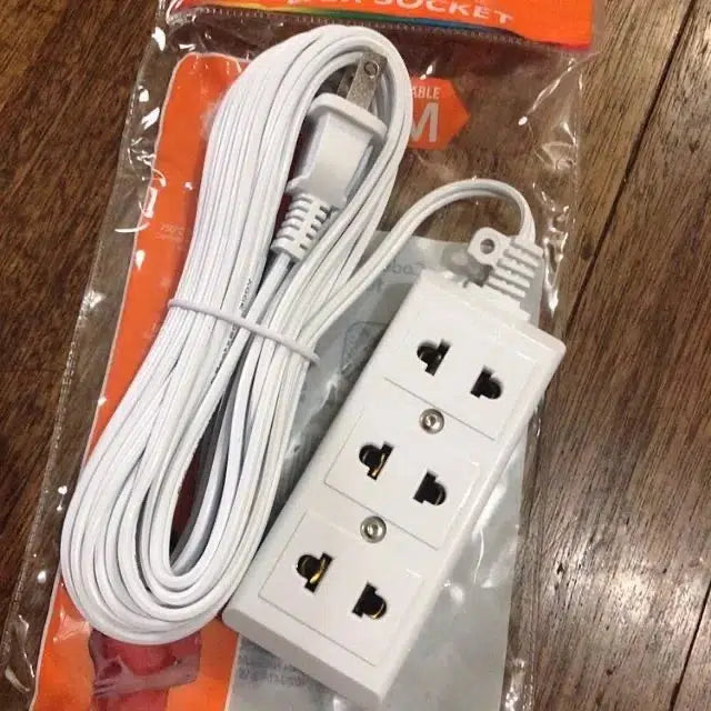 FSL POWER SOCKET SET 3 GANG 3 METER 10A 250V EXTENSION CORD-ACCESSORIES-Makotek Computers