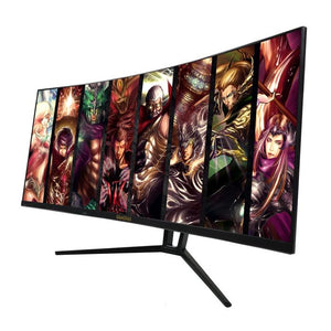 GAMDIAS APOLLO DHD 356C 35" 2560 X 1080 GAMING MONITOR-MONITOR-Makotek Computers