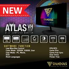 GAMDIAS ATLAS VH222F 75HZ 21.5 INCH MONITOR-Monitor-Makotek Computers