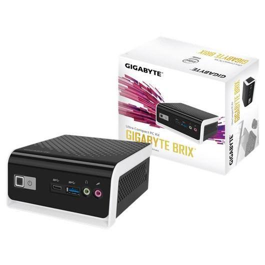 GIGABYTE BRIX GB-BLCE-4000C Intel Celeron N4000 1.1 GHz Ultra Compact Mini PC-MINI PC-Makotek Computers
