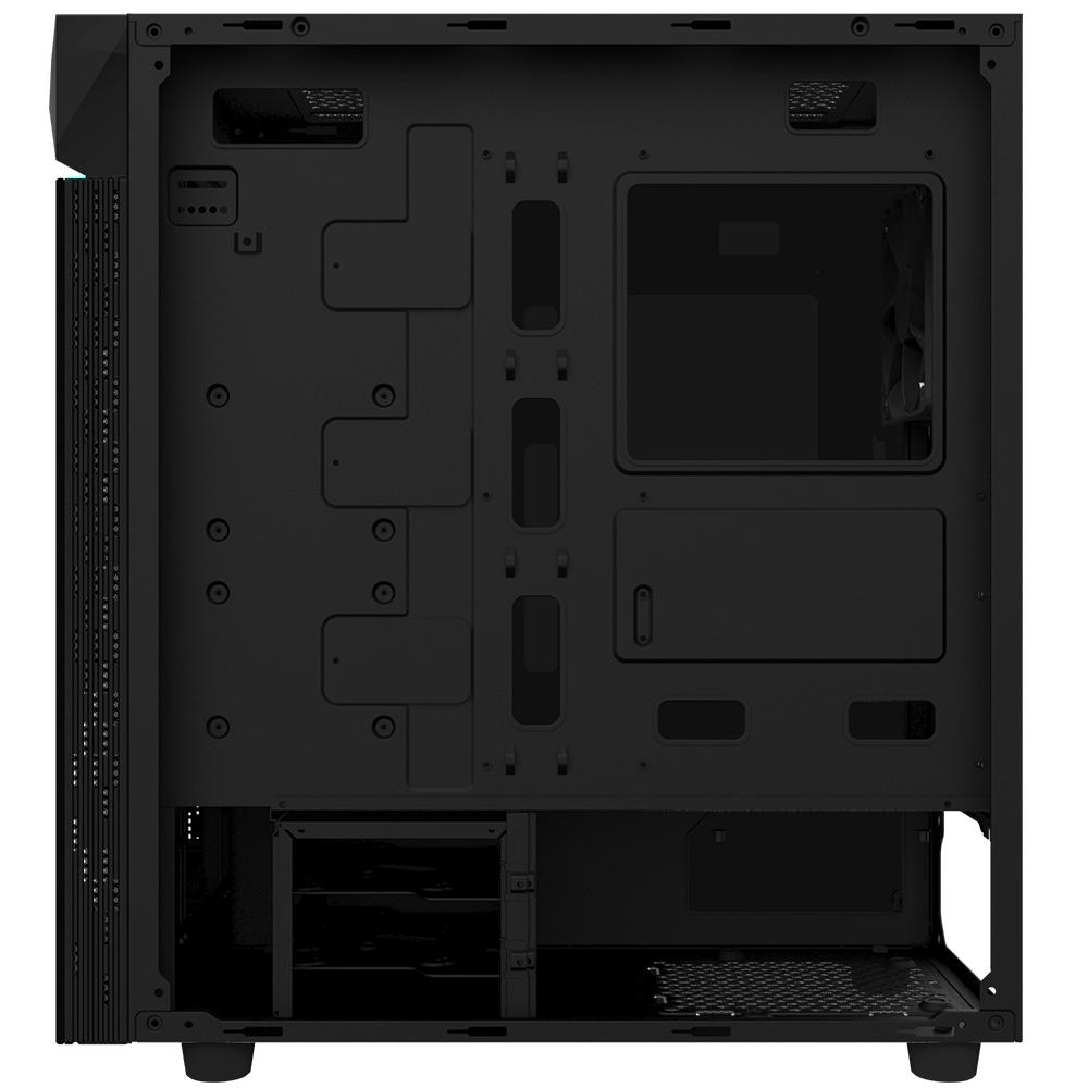 GIGABYTE C200 RGB TG MID TOWER CASE W/ 120MM FAN PC CASE-PC CASE-Makotek Computers