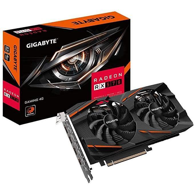 GIGABYTE RADEON RX 570 GDDR5 GAMING 4G WINDFORCE VGA CARD-GRAPHICS CARD-Makotek Computers