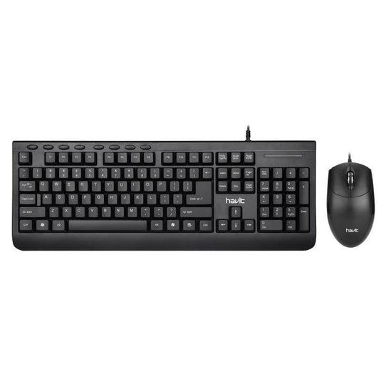 HAVIT GAMENOTE KB540CM COMBO WIRED KEYBOARD MOUSE-Keyboard-Makotek Computers